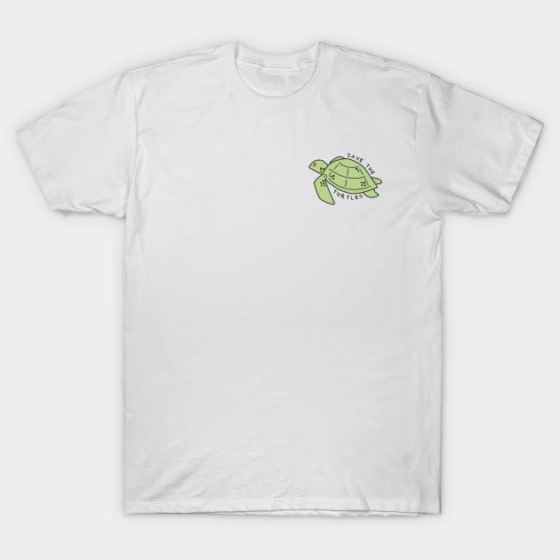 Save the Turtles T-Shirt by Eva Martinelli